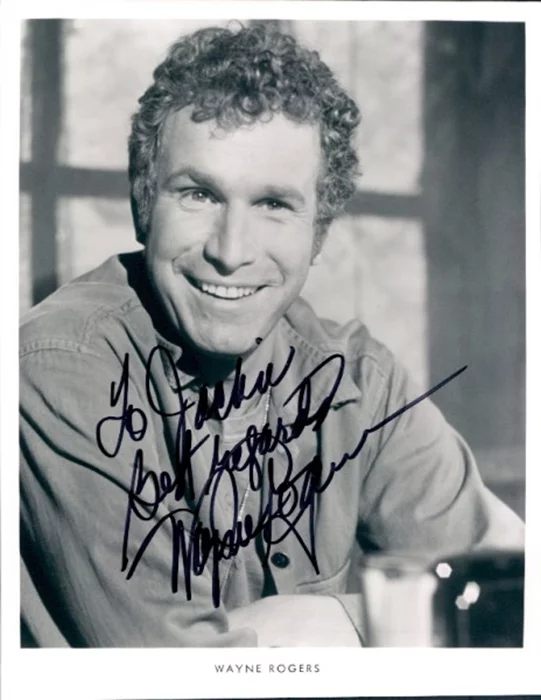 Wayne Rogers autograph