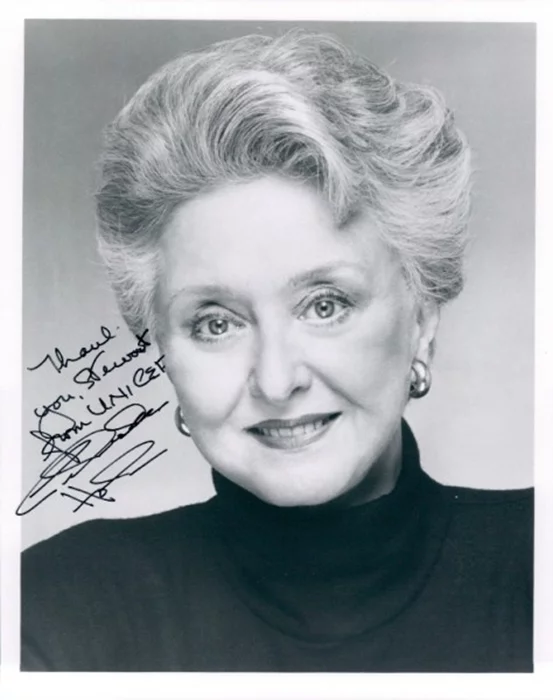 Celeste Holm autograph