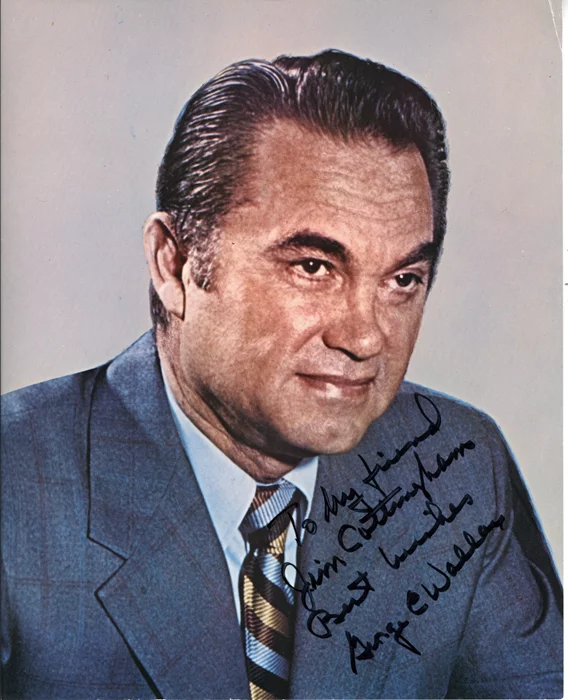 George Wallace autograph
