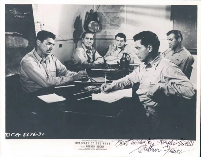 Arthur Franz autograph
