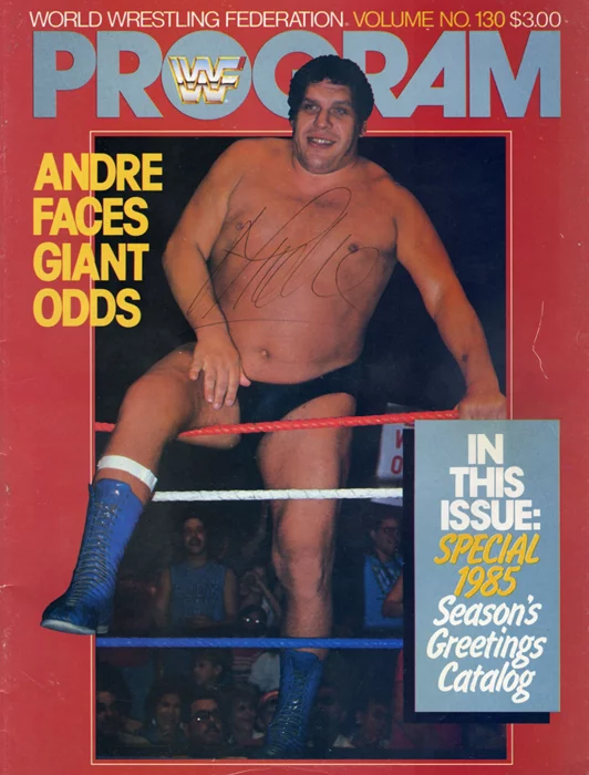 Andre The Giant autograph