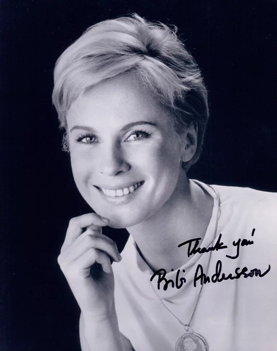 Bibi Andersson autograph