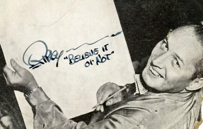 Robert Ripley autograph