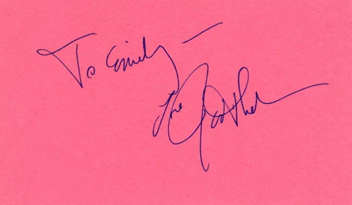 John Thaw autograph