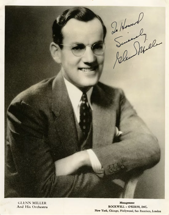 Glenn Miller autograph