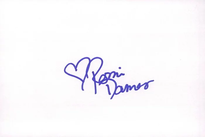 Romi Dames autograph