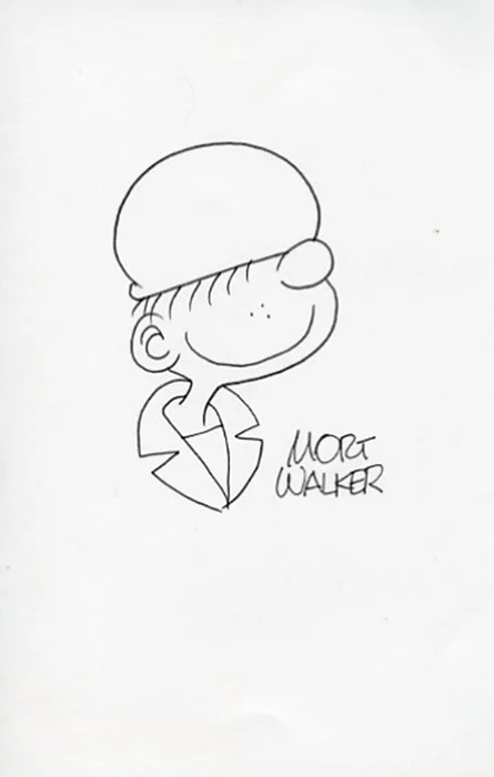 Mort Walker autograph