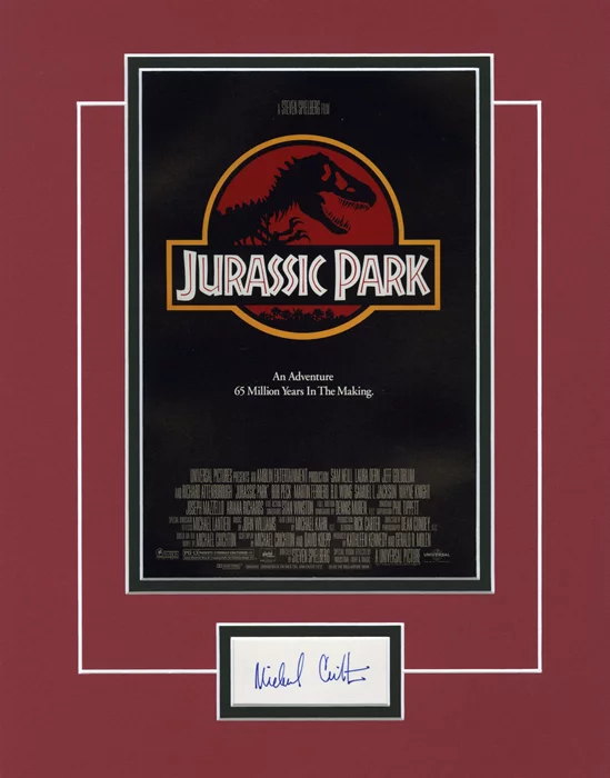 Michael Crichton autograph