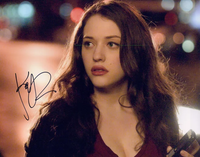 Kat Dennings autograph