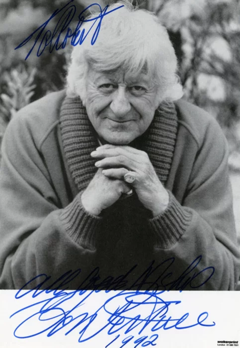 Jon Pertwee autograph