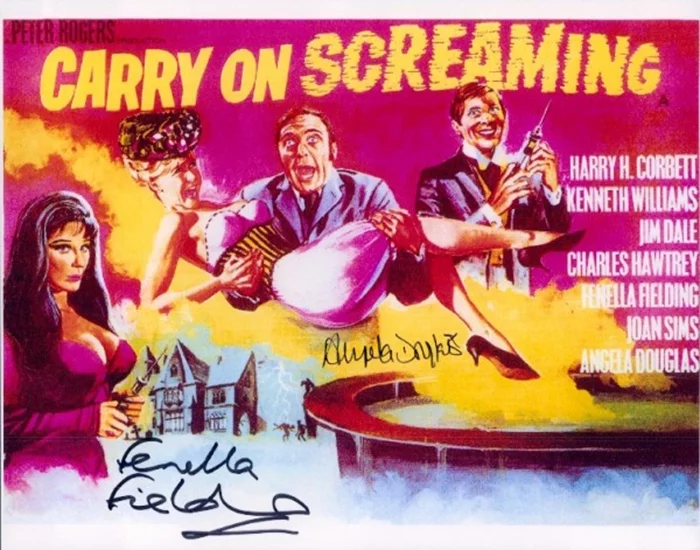 Carry On Screaming autograph