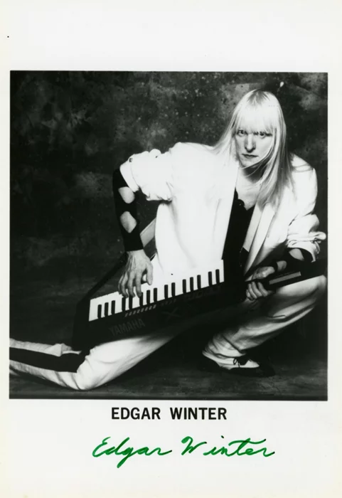 Edgar Winter autograph