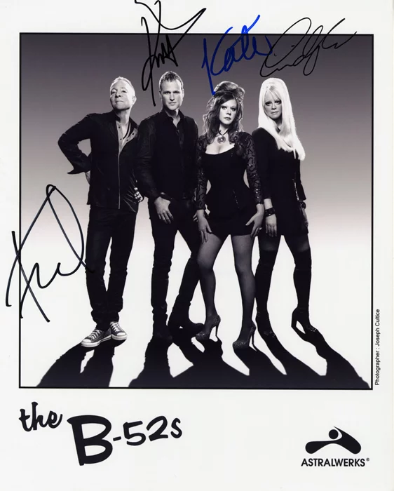 The B-52's autograph