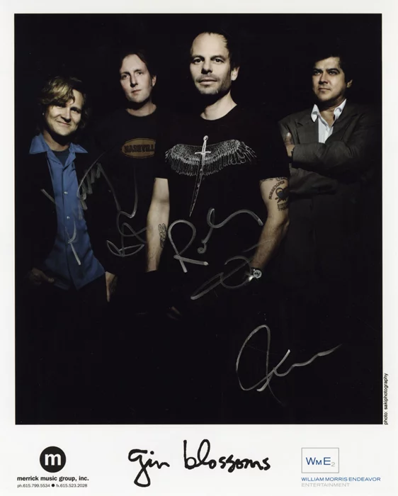 Gin Blossoms autograph