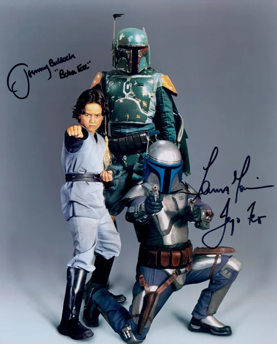 The Fetts autograph