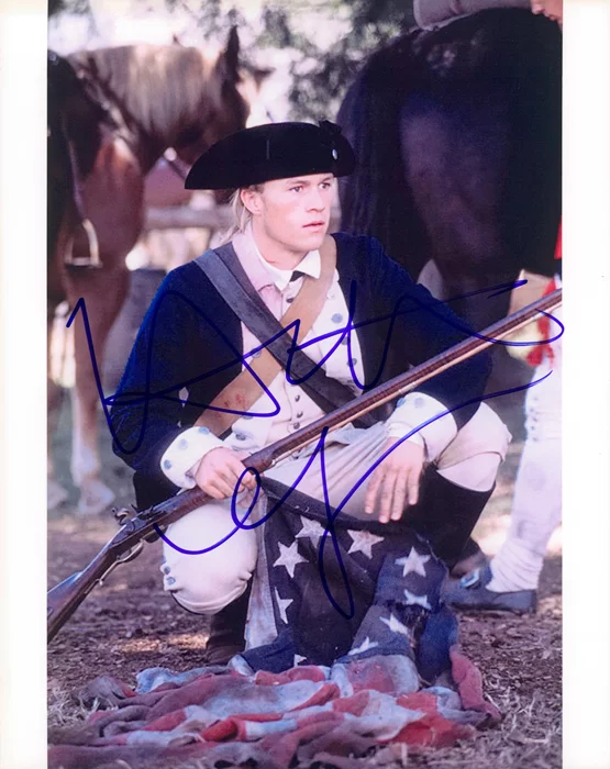 Heath Ledger autograph