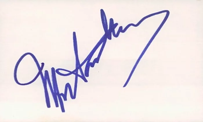 Morey Amsterdam autograph