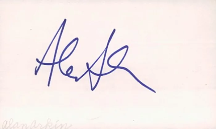 Alan Arkin autograph