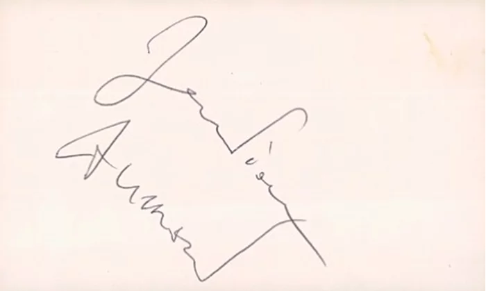 Jean-Pierre Aumont autograph