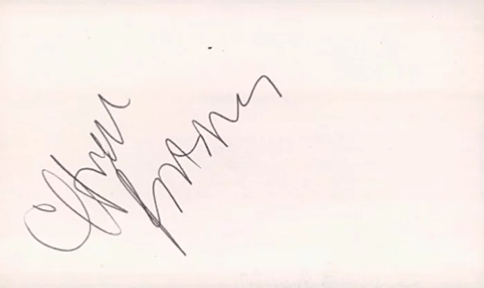 Chuck Barris autograph
