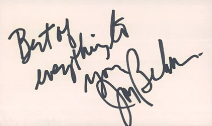 Joy Behar autograph
