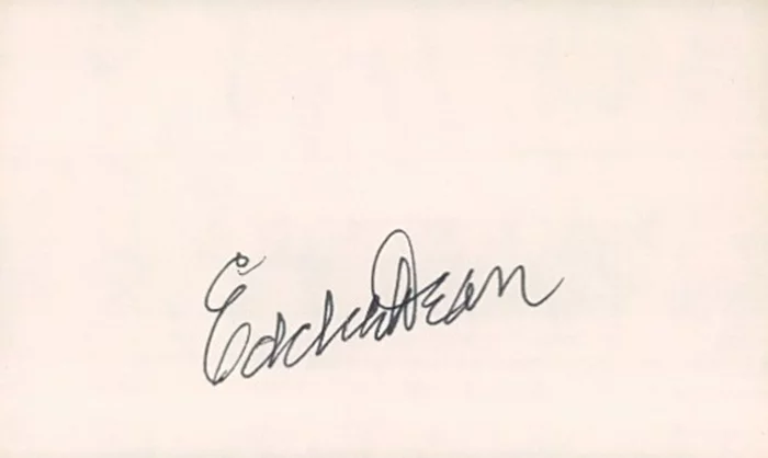 Eddie Dean autograph