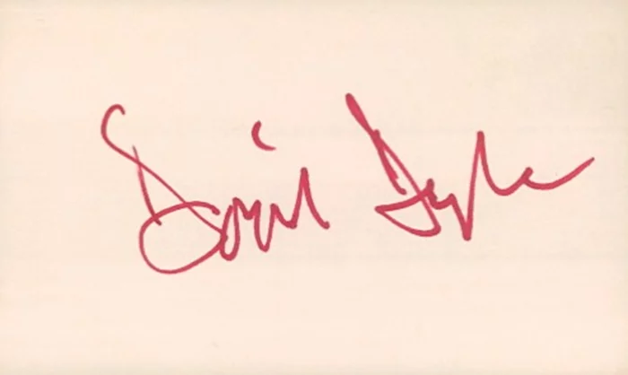 David Doyle autograph