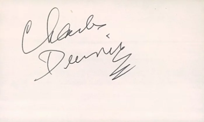 Charles Durning autograph