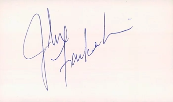John Frankenheimer autograph