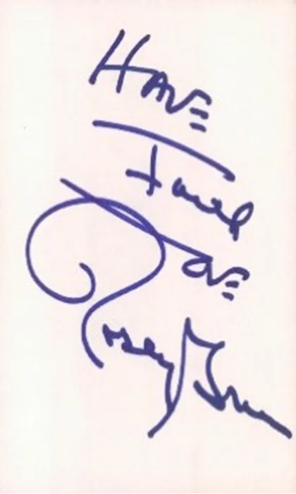 Rosey Grier autograph