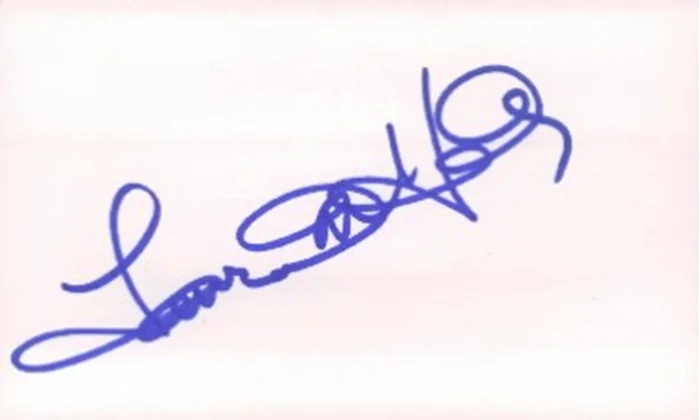 Lauren Holly autograph