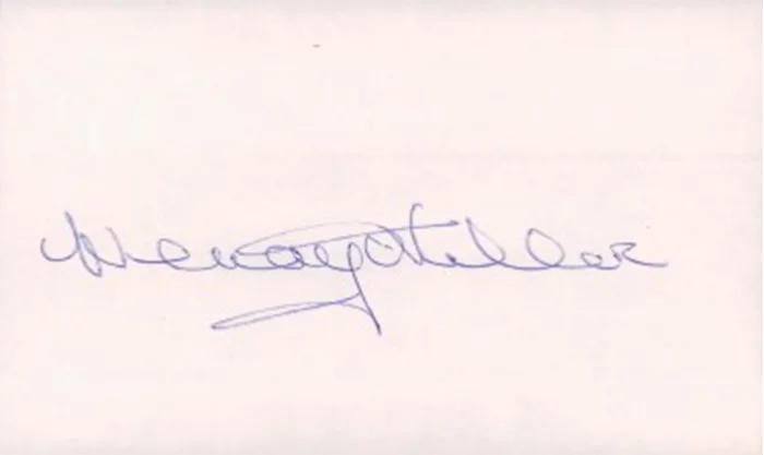 Wendy Hiller autograph