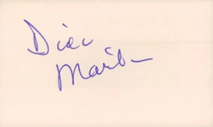Dick Martin autograph