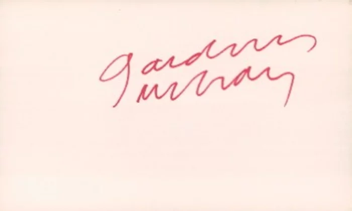 Gardner McKay autograph