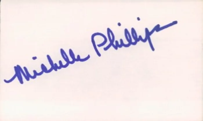 Michelle Phillips autograph