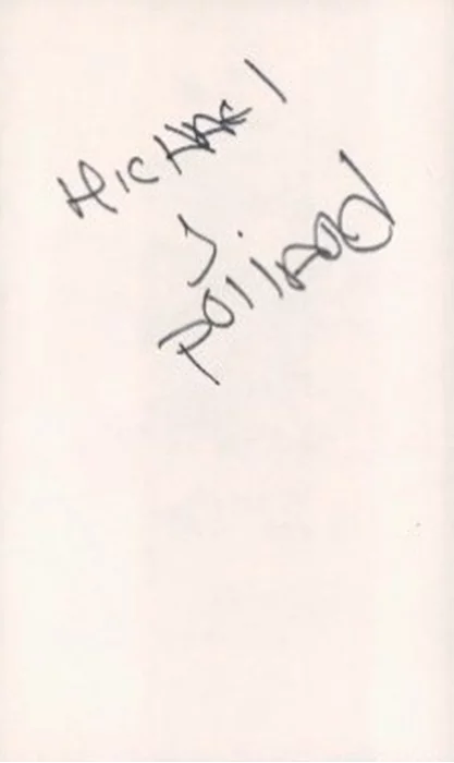 Michael J. Pollard autograph