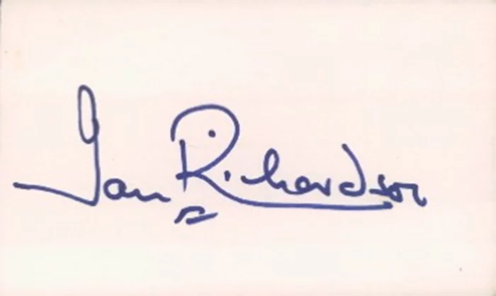 Ian Richardson autograph