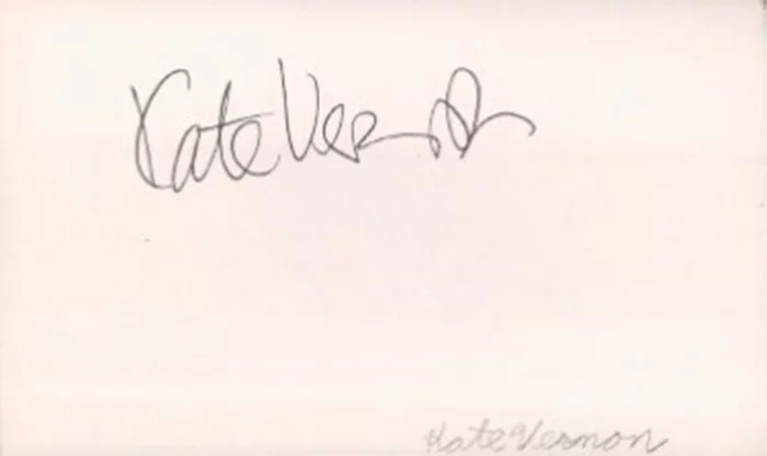 Kate Vernon autograph