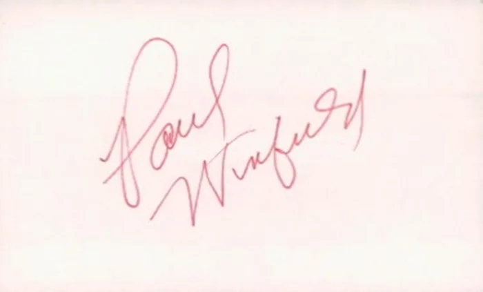 Paul Winfield autograph
