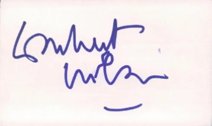 Lambert Wilson autograph