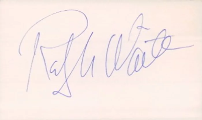 Ralph Waite autograph