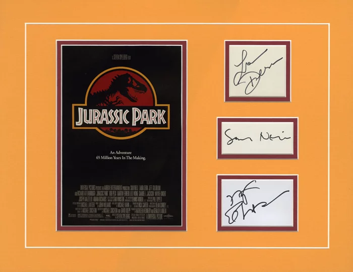 Jurassic Park autograph