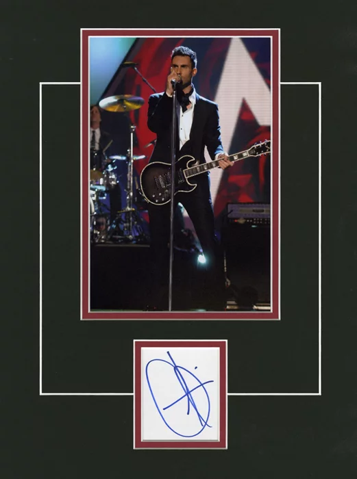 Adam Levine autograph