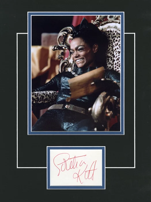 Eartha Kitt autograph