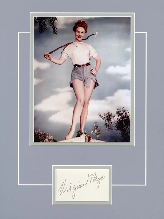 Virginia Mayo autograph
