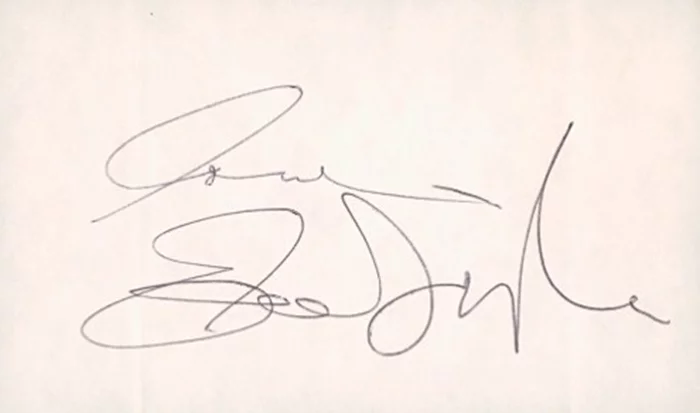 Eddie Fisher autograph
