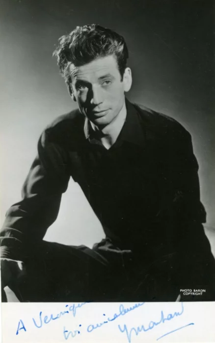 Yves Montand autograph