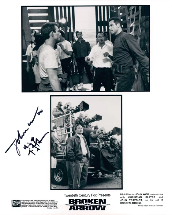 John Woo autograph