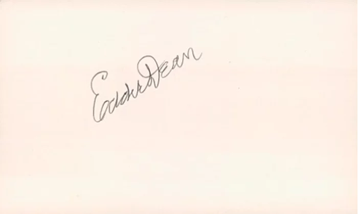 Eddie Dean autograph