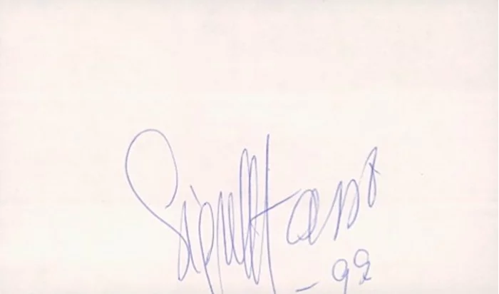 Signe Hasso autograph